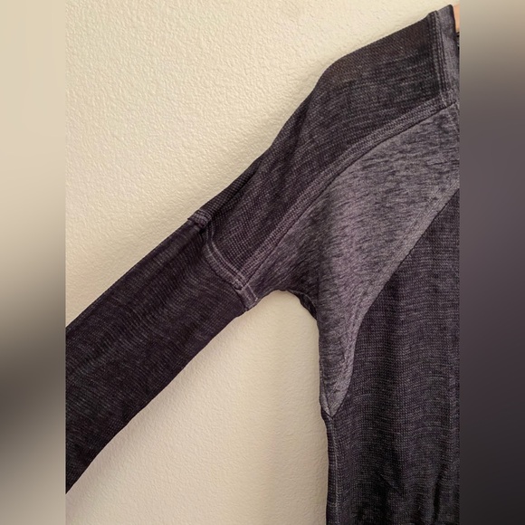 Lucky Brand Thermal Black Long Sleeve Top - Picture 5 of 9
